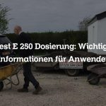 Test E 250 Dosierung: Wichtige Informationen für Anwender